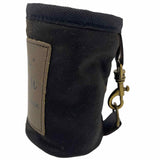 Jacaru 5069 Oilskin Stubby Holder with Brass Clip - Wool Lined (Made in Australia)