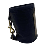 Jacaru 5069 Oilskin Stubby Holder with Brass Clip - Wool Lined (Made in Australia)