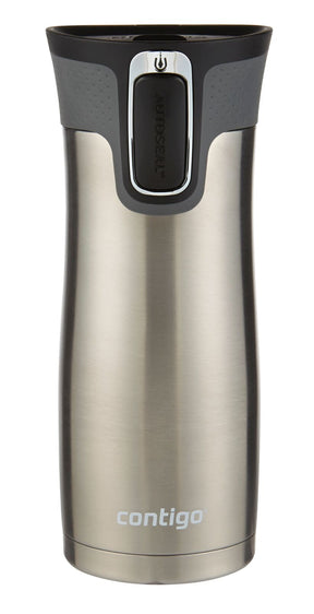 Contigo West Loop AutoSeal Travel Tumbler Mug in Stainless Steel 473ml