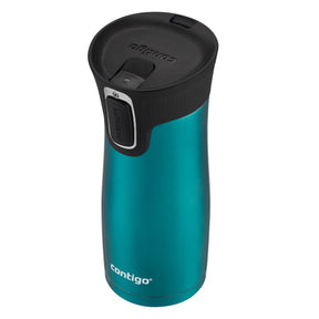 Stainless Steel Travel Mug Tumbler 473ml Autoseal Portable Bottle Cup Leak Proof