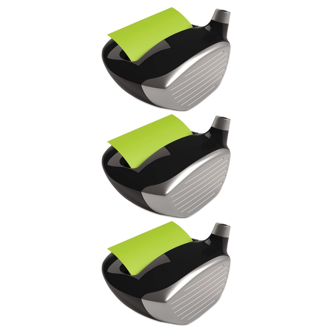 3x Post-it Pop-Up Notes Golf Dispenser 76x76mm - GOLF-330 (Bulk Pack)