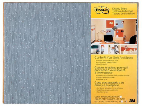 Post-It Display Board With Long Lasting Sticky Surface Ice 45.7Cm X 58.4Cm