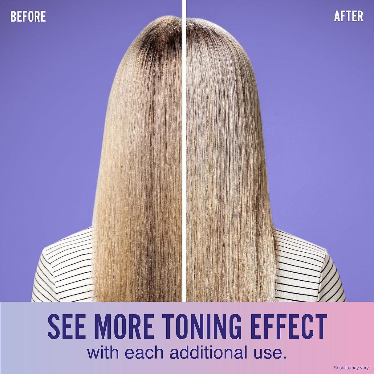 Ogx Blonde Enhance + Purple Toning Shampoo For Blonde Coloured Hair 385ml