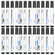 24x White Board Markers Bulk Pack - Black Colour Only