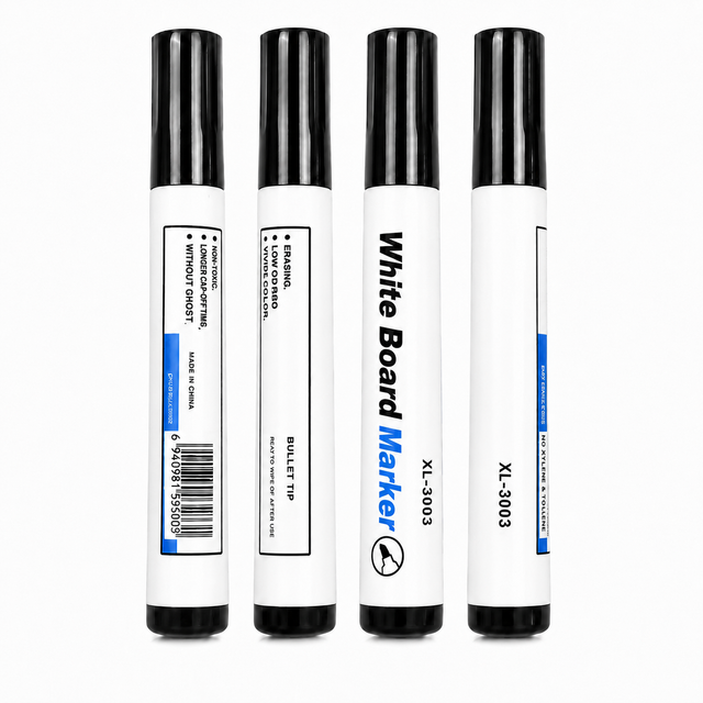 4x White Board Markers - Black Colour Only