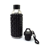 Fly Active Aqua Roller Massage Water Bottle - Black (Muscle Recovery Roller)