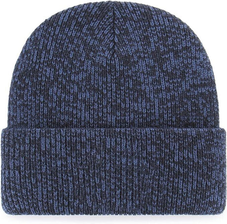 Winter Knitted Hat Men Women Warm Thick Beanie Fleece Ski Cap Outdoor Thermal - Navy