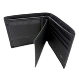 Jacaru 5786 Mens Kangaroo Leather Flap Wallet - Bi-Fold with Coin Pocket (12 x 9.5cm)