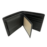 Jacaru 5786 Mens Kangaroo Leather Flap Wallet - Bi-Fold with Coin Pocket (12 x 9.5cm)