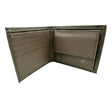 Jacaru 5787 Mens Kangaroo Leather Coin Wallet - Slimline with Card Slots (Gift Box) - Brown