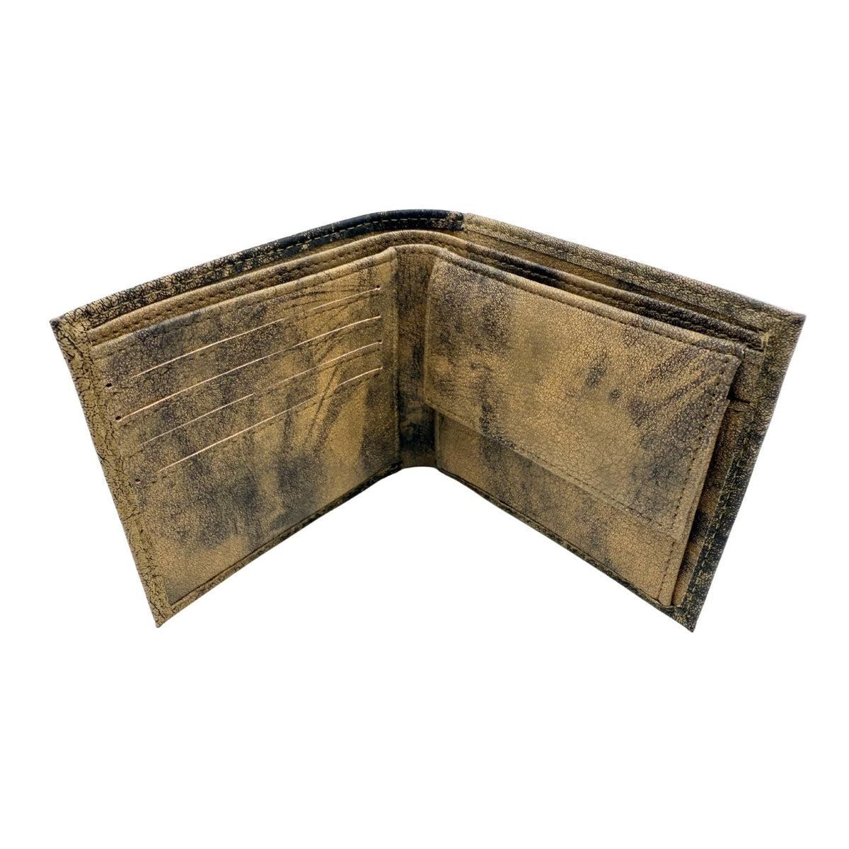 Jacaru 5787 Mens Kangaroo Leather Coin Wallet - Slimline with Card Slots (Gift Box)