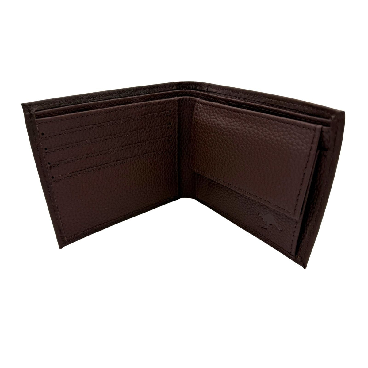 Jacaru 5787 Mens Kangaroo Leather Coin Wallet - Slimline with Card Slots (Gift Box)