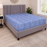 King Comforter Full Set w/ Fitted Sheet, 4 Pillow Covers & Comforter - Blue (6 Piece Set)