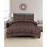 Queen Comforter Full Set w/ Fitted Sheet, 4 Pillow Covers & Comforter - Matilda (6 Piece Set)