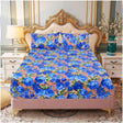 King Luxury 100% Cotton Flannelette Fitted Bed Sheet & 2 Pillow Case Combo Set