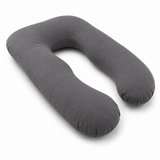 Maternity Pregnancy Body Support Pillow U-Shape Nursing Cushion (80x140cm) in Grey