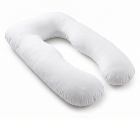 Pregnancy Maternity U-Shape Nursing Pillow (80x140cm) - White (Body Support Cushion)