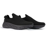 Sfida Wayfarer Mens Knit Lifestyle Sneakers - Black/Black (Casual Shoes)