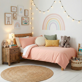 Park Avenue European Vintage Washed Cotton Kids Quilt Cover Set - Blush