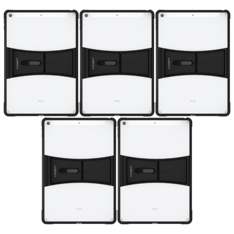 5x Cygnett AeroStand Magnetic Stand Case for iPad 10.2 Bulk Pack - Clear