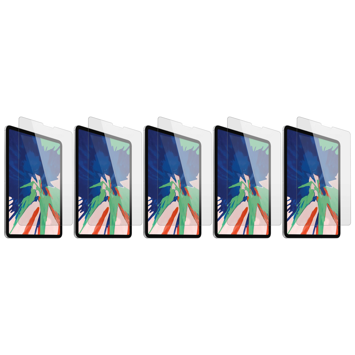 5x Cygnett OpticShield Tempered Glass Protector for iPad Pro 12.9 (3rd-6th Gen) Bulk Pack - Clear
