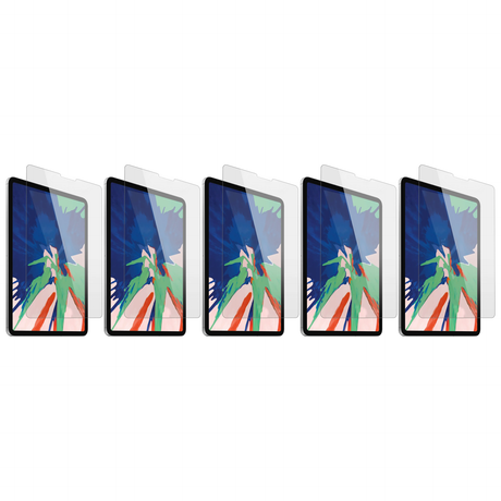5x Cygnett OpticShield Tempered Glass Protector for iPad Pro 12.9 (3rd-6th Gen) Bulk Pack - Clear