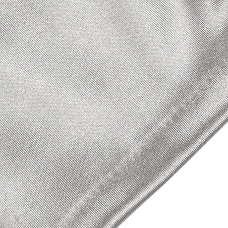 Dents Womens Long Above Elbow Satin Gloves  - Silver Grey