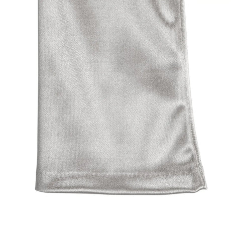 Dents Womens Long Above Elbow Satin Gloves  - Silver Grey