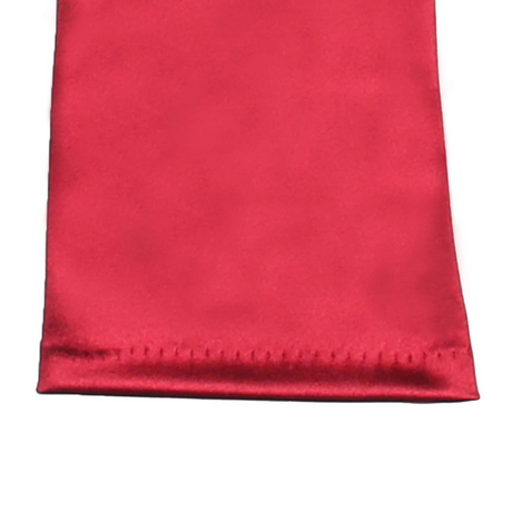 Dents Womens Long Opera Satin Gloves in Burgundy