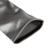 Dents Womens Long Opera Satin Gloves in Pewter