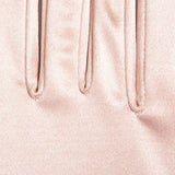 Dents Womens Long Opera Satin Gloves in Rose