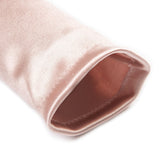 Dents Womens Long Opera Satin Gloves in Rose