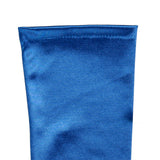 Dents Womens Long Opera Satin Gloves in Royal Blue
