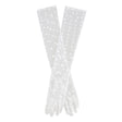 Dents Lila Women’s Long Opera Spotty Tulle Gloves in Ivory