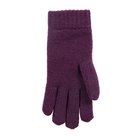 Dents Womens Cable Knit Yarn Lined Gloves - Amethyst (One Size)