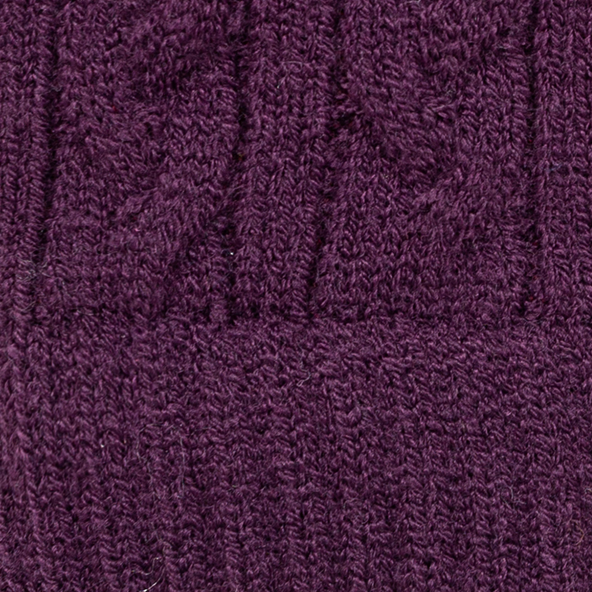 Dents Womens Cable Knit Cosy-Lined Gloves in Amethyst