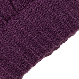 Dents Womens Cable Knit Cosy-Lined Gloves in Amethyst