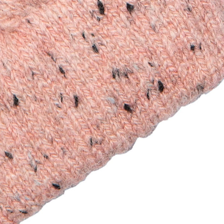Dents Womens Cable Knit Gloves with Marl Yarn - Pink