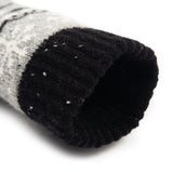 Dents Womens Jacquard Fair Isle Marle Yarn Knitted Gloves - Dove Grey