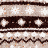 Dents Womens Jacquard Fair Isle Marle Yarn Knitted Gloves - Oatmeal
