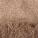 Dents Women's Touchscreen Velour-Lined Faux Suede Gloves with Faux Fur Cuffs - Brown