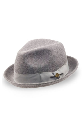 Goorin Bros Rude Boy Mens Wool Fedora Hat - Grey