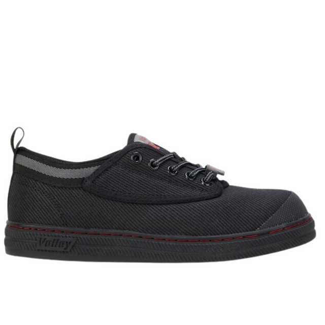Volley Steel Cap Toe Safety Shoes Volley Original Classic Trade Tradie - Black/Grey - Mens (US14/EU47/UK13)