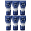 6x Nivea Men Protect & Care 75ml Exfoliating Face Scrub Bulk Pack - with Aloe Vera (Face Wash)