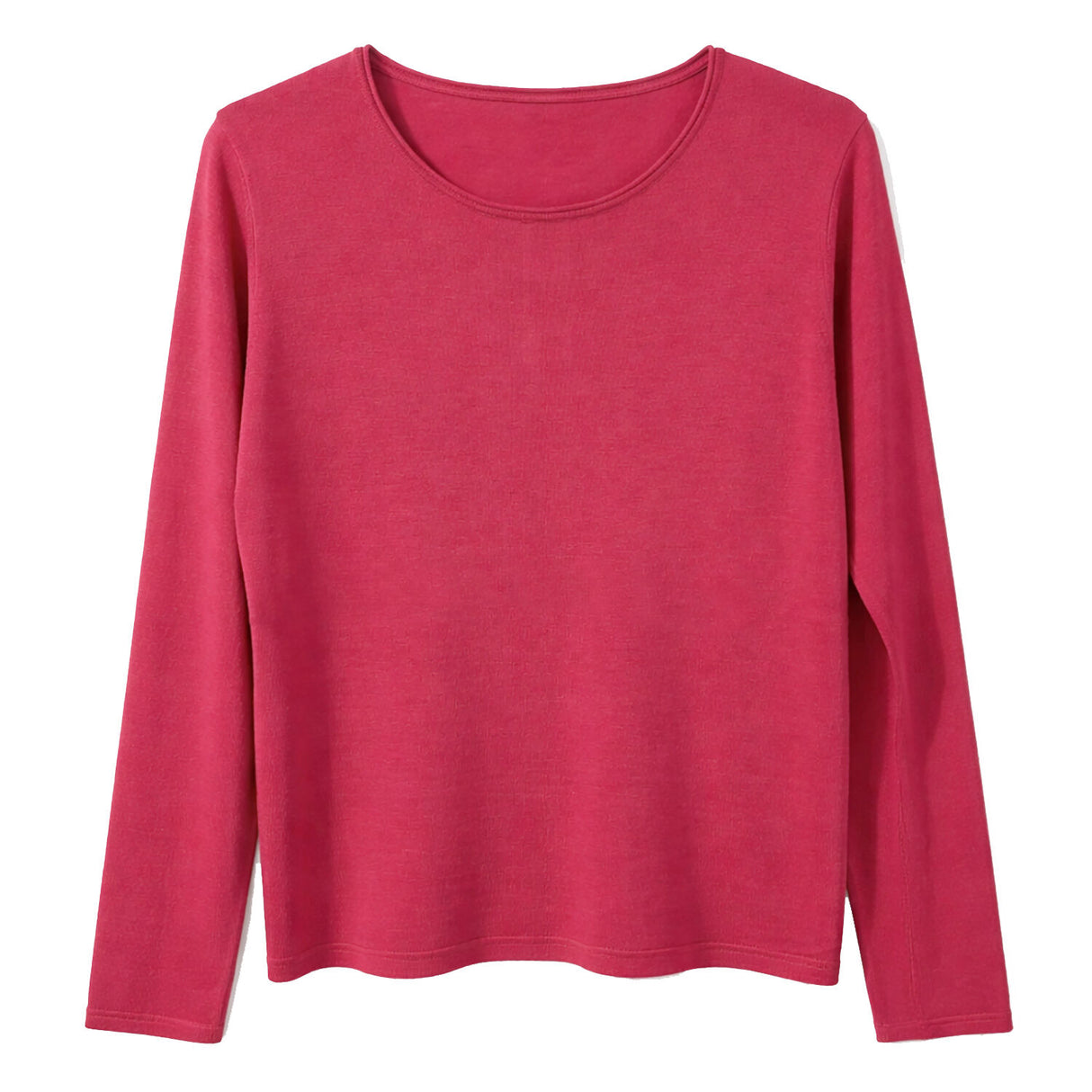 Cashmere Wool Fine Knit Jumper in Red - XL