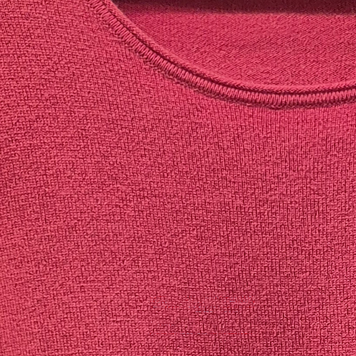 Luxury Cashmere Wool Fine Knit Jumper in Red