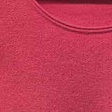 Luxury Cashmere Wool Fine Knit Jumper in Red