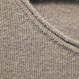 Luxury Cashmere Wool Fine Knit Jumper in Taupe