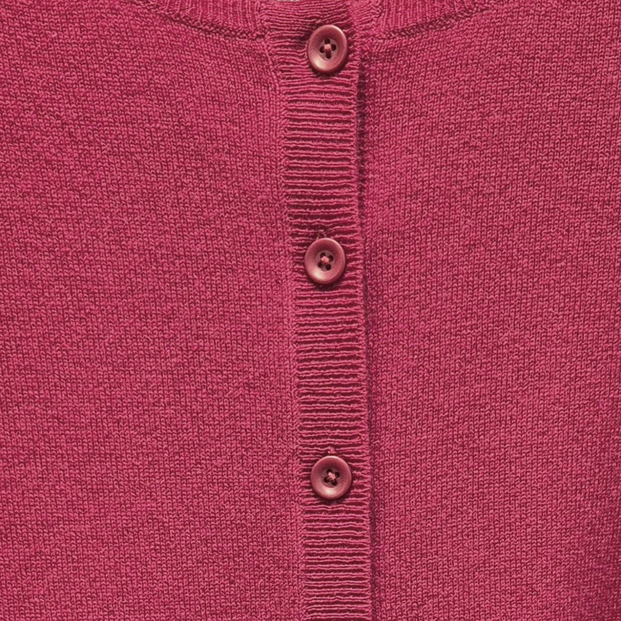 Luxury Cashmere Wool Fine Knit Button Cardigan in Red