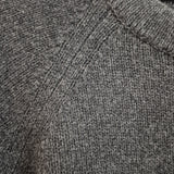 idyl Womens Cashmere Wool Funnel Neck Jumper - Charcoal (Chunky Knit Pullover Sweater)